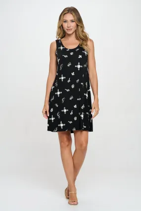 Print Missy Tank Dress-7003BN-TRP1-W466