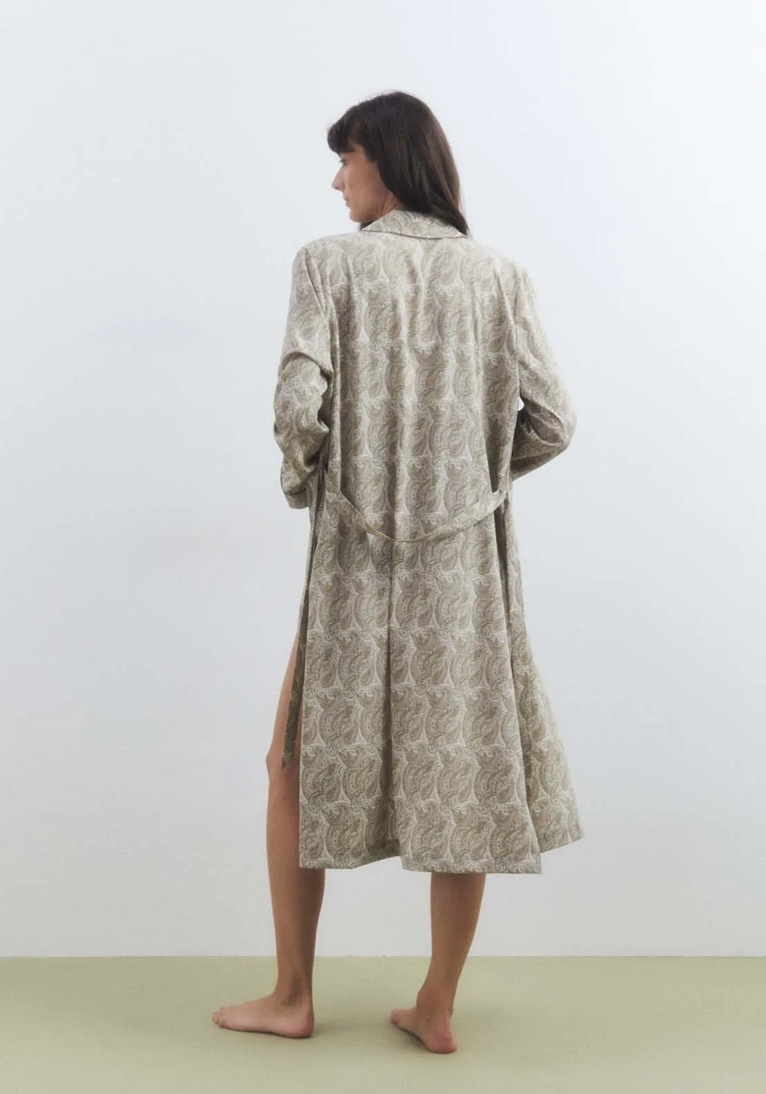 Printed Dressing Gown - Pink