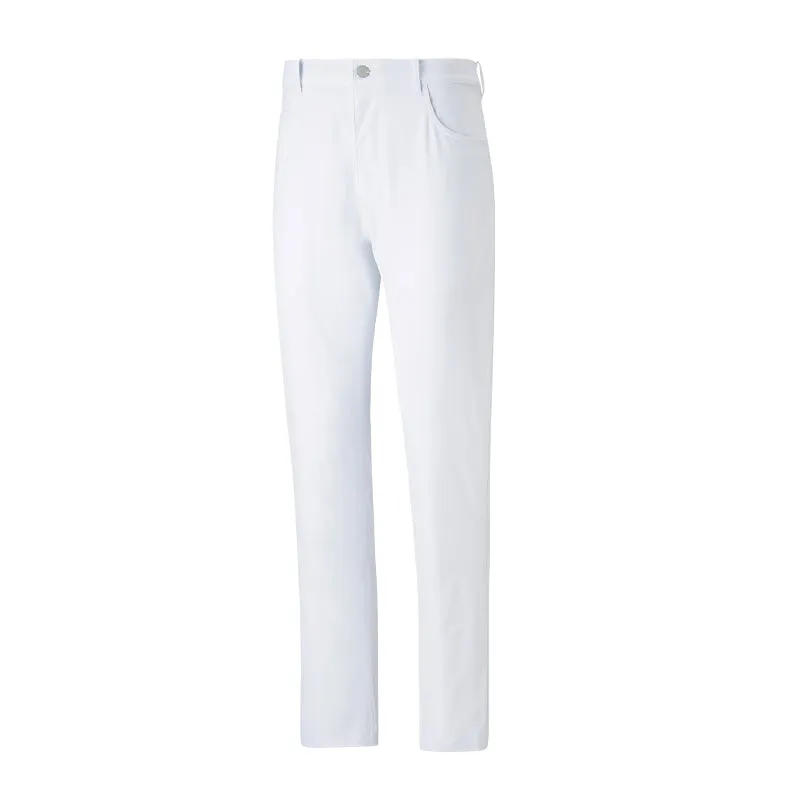 PUMA Dealer 5-Pocket Men's Pants (White Glow)