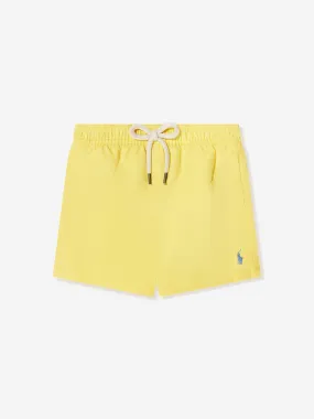 Ralph Lauren Boys Logo Swim Shorts in Yellow