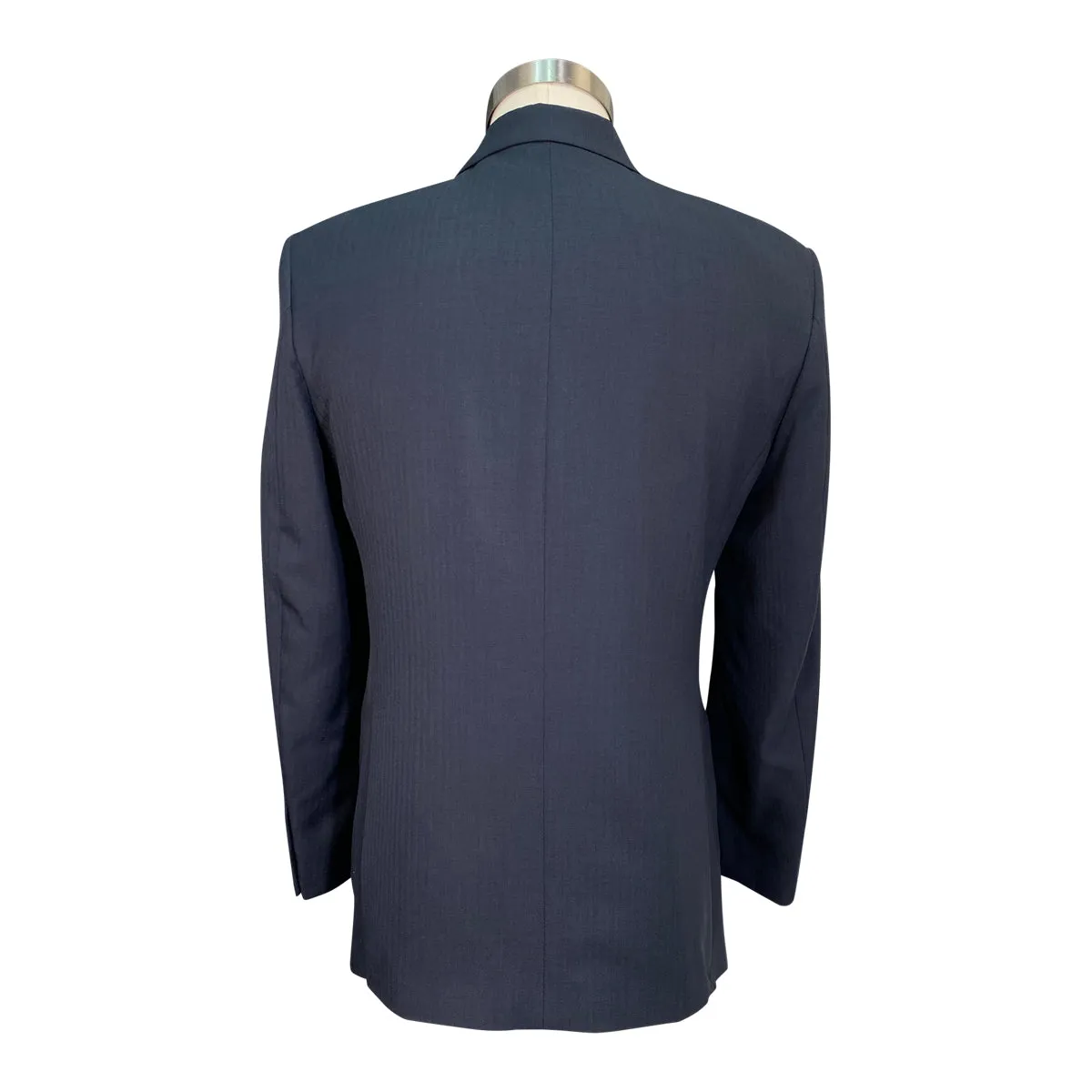 RJ Classics 'National' Men's Show Coat in Navy Pinstripe - Men's 32R