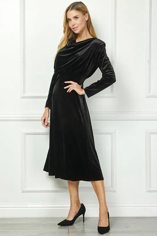 Roma Velvet Dress