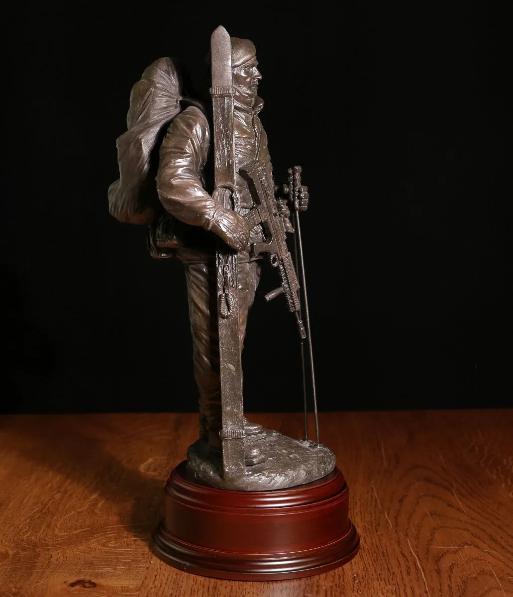 Royal Marine Arctic Warfare with SA80 - Bronze A5dSA80