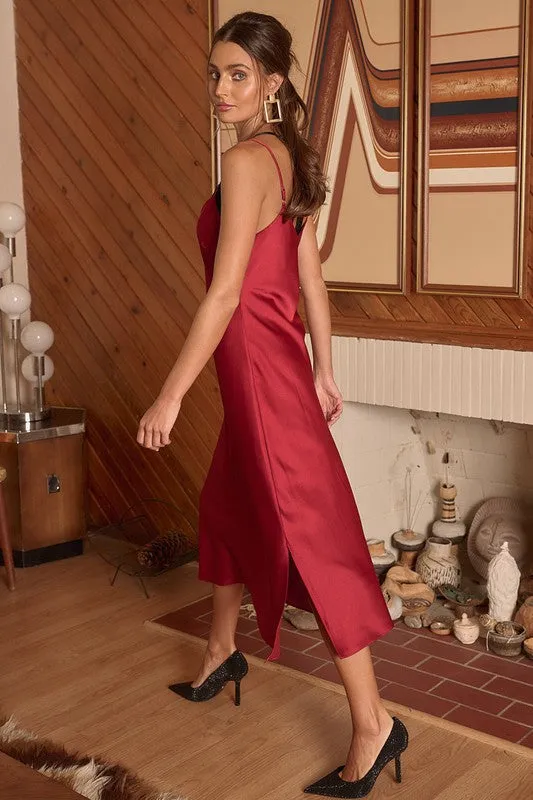 Satin Slip Dress