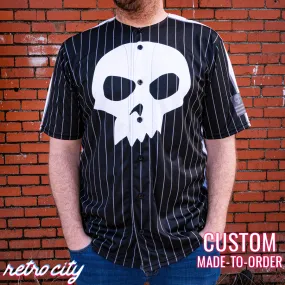 Sid Phillips Full-Button Baseball Jersey (Pinstripe)