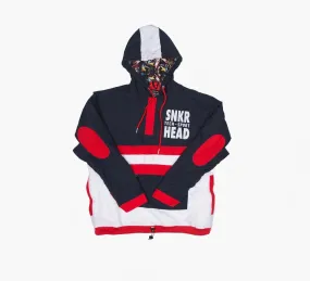SNKR HEAD Tech-Sport International Windbreaker Jacket (Red, White, Blue)