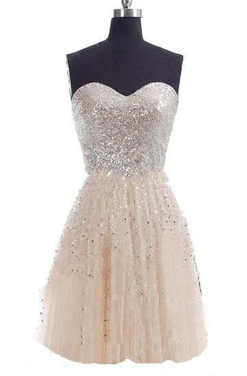 Strapless Pure Color High Waist Splicing Short Dress