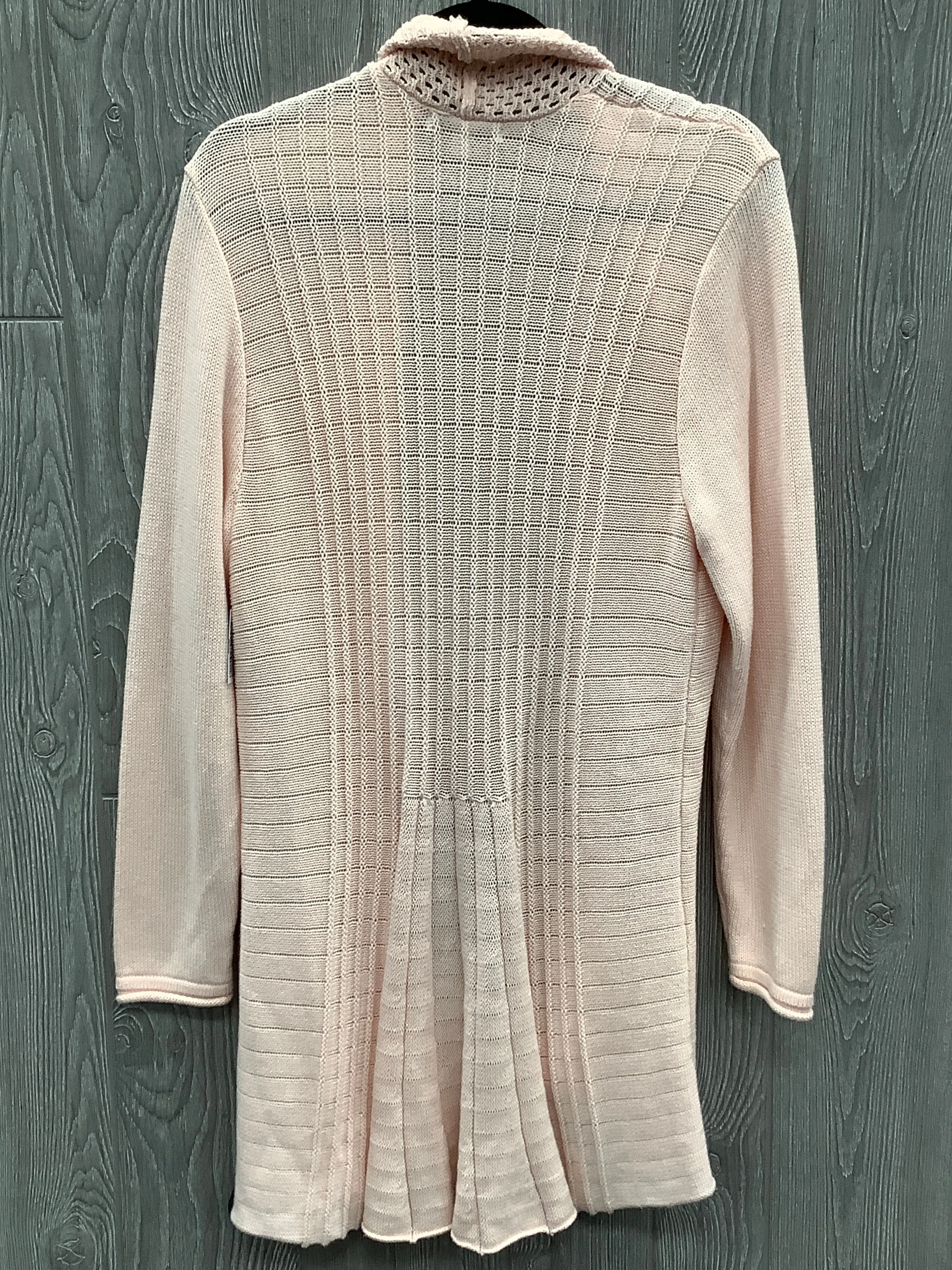 Sweater Cardigan By Studio Works In Pink, Size: Xl
