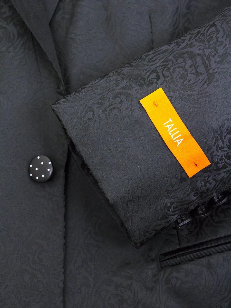 Tallia 25193 Boy's Sport Coat - Paisley - Black