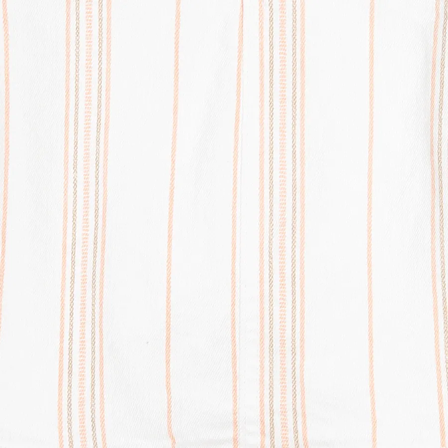 The Denim Skirt - Rose Stripe