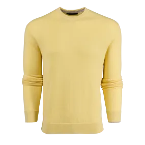 Tomahawk Cashmere Crewneck Sweater (Canary)