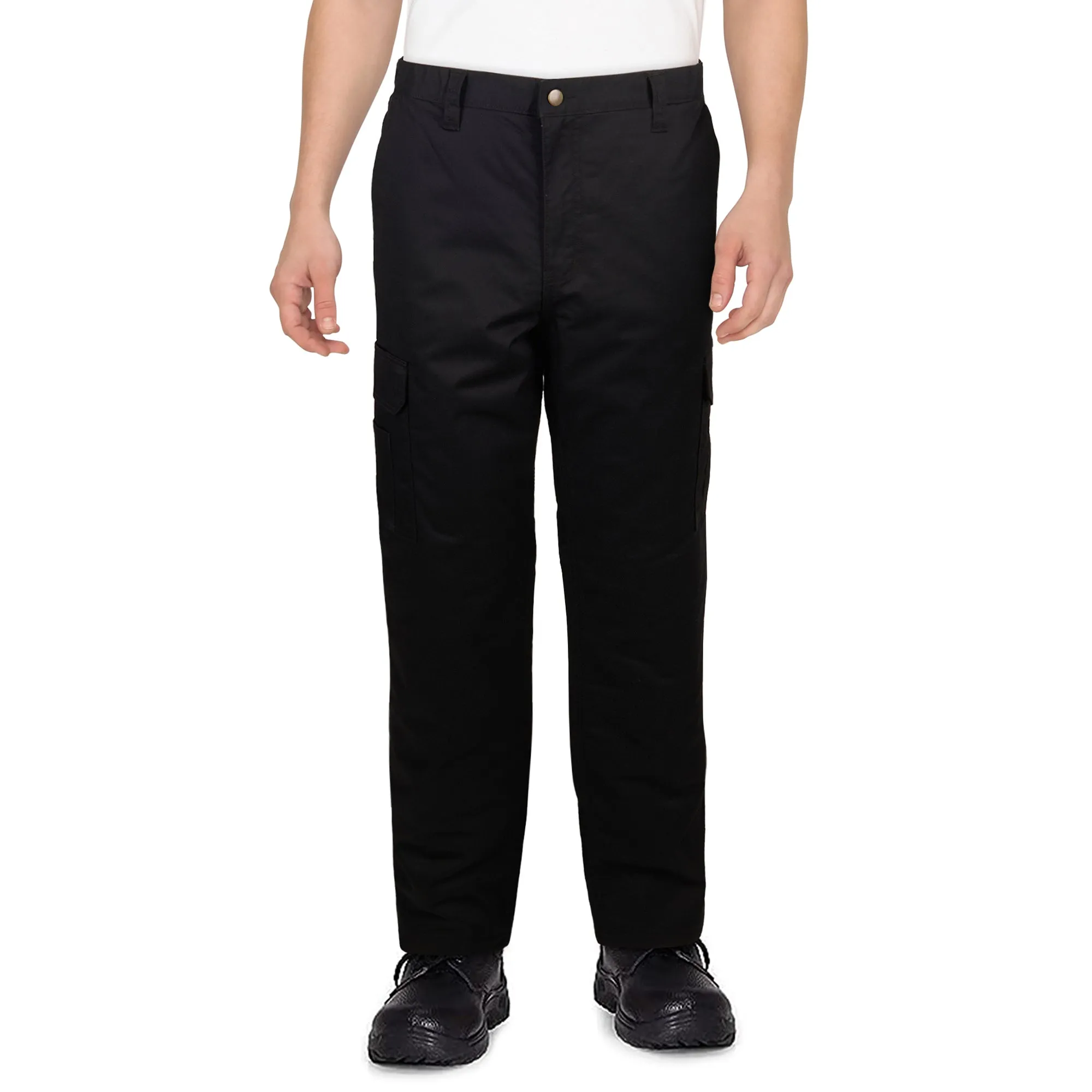 Tradesmax Pro Men's Black Quilted Work Pants