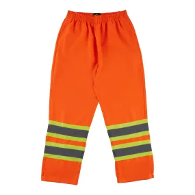 Tradesmax Pro Men's Orange Pull-On HIVIS Work Pants