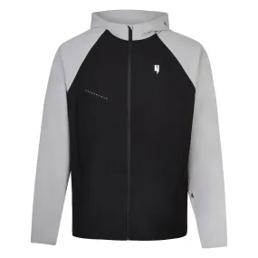 TRAINING JACKET BLACK LIGHT GREY