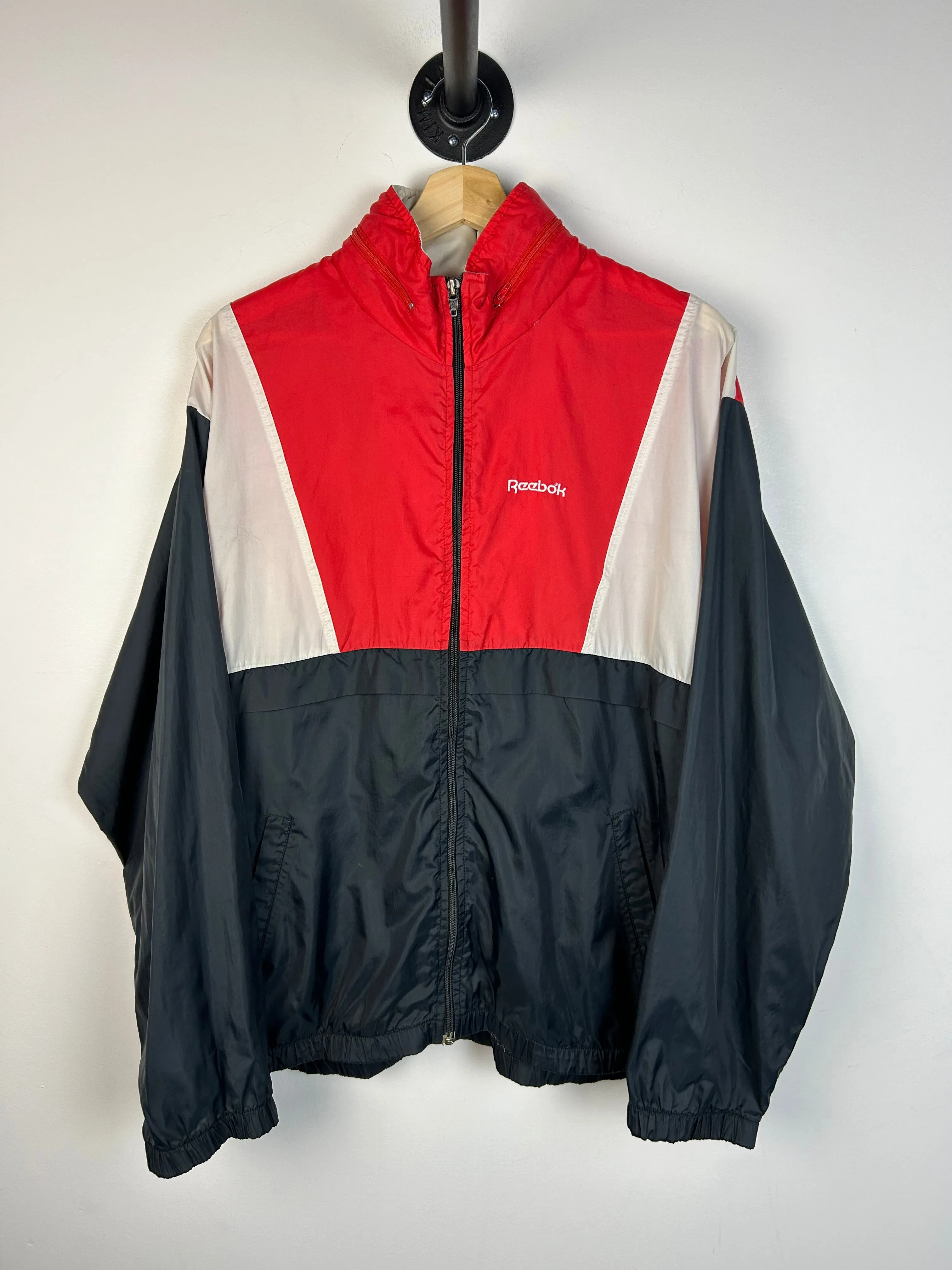 Vintage 90s Reebok Sport Red & Black Windbreaker