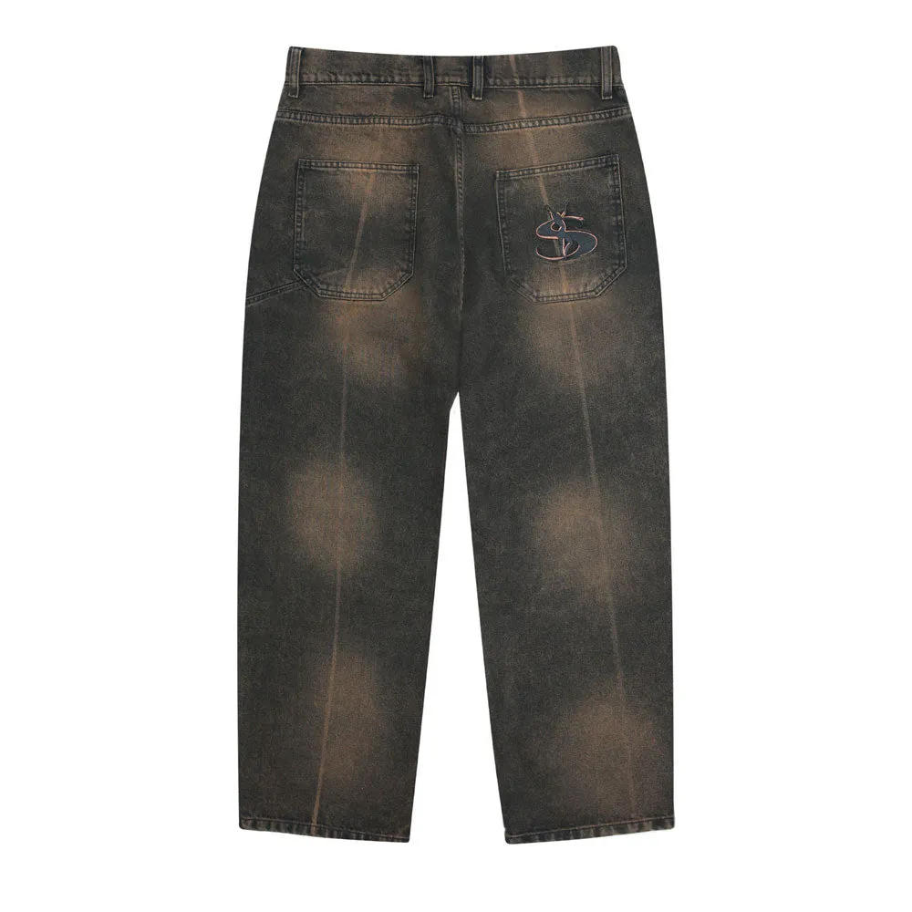 Yardsale 'Bleached Phantasy' Jeans (Bronze)