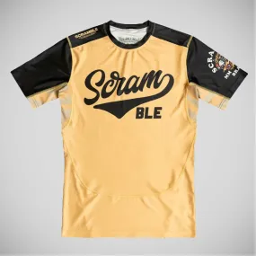 Yellow Scramble Tigre Short Sleeve Rash Guard